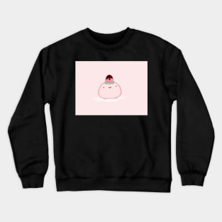 Kawaii strawberry mochi ice Crewneck Sweatshirt